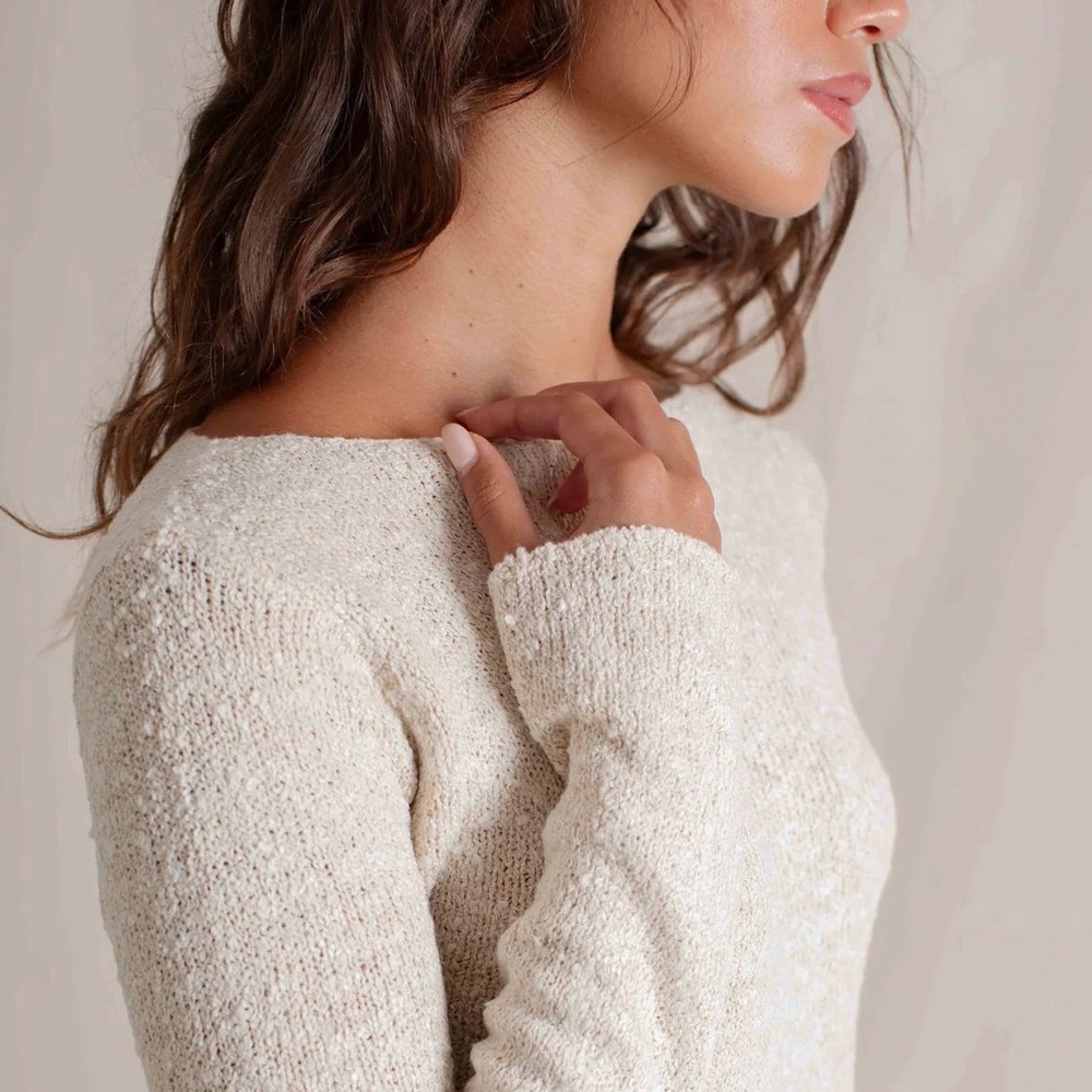 Indigo Luna Olivia Long Sleeve Cloud Knit Sweater Cotton (price firm)